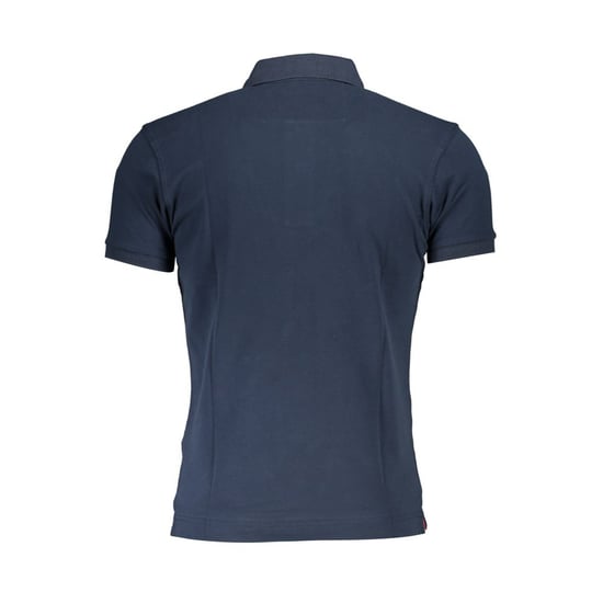 La Martina Blaues Baumwoll-Herrenpoloshirt - Image 3