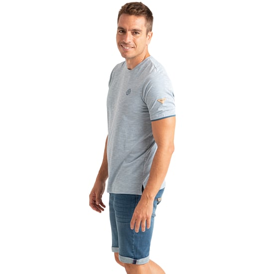 Herren T-Shirt mit kurzem Arm im Mikrostreifen-Design PRI2532 - Image 2
