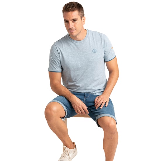 Herren T-Shirt mit kurzem Arm im Mikrostreifen-Design PRI2532 - Image 3
