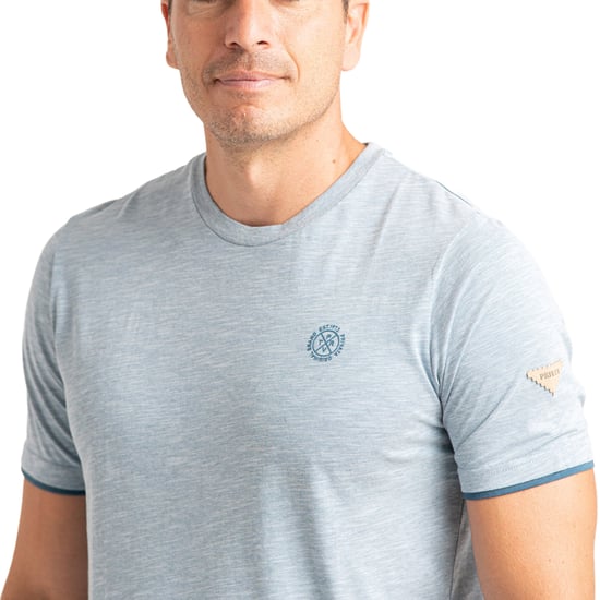 Herren T-Shirt mit kurzem Arm im Mikrostreifen-Design PRI2532 - Image 4