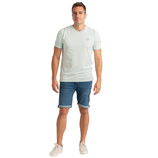 Herren Kurzarm-Mikrostreifen T-Shirt PRI2532 - Image 3