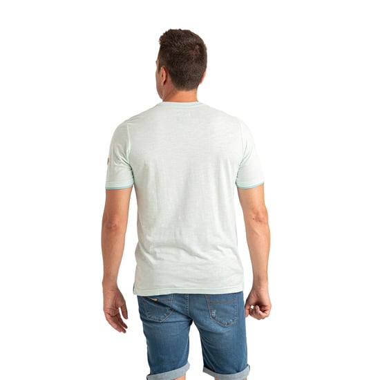 Herren Kurzarm-Mikrostreifen T-Shirt PRI2532 - Image 5