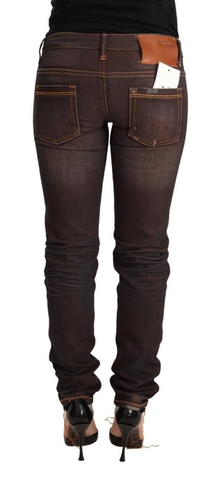 Acht Slim Fit Braune Jeans - Image 2