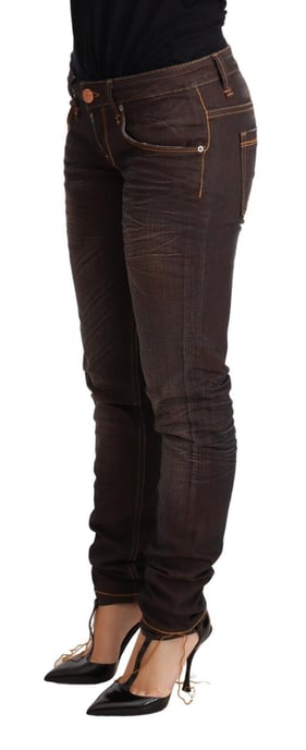 Acht Slim Fit Braune Jeans - Image 3