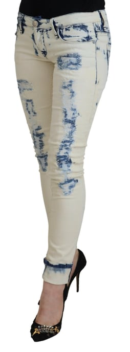 Verwaschene Skinny Jeans mit Used-Look - Image 2