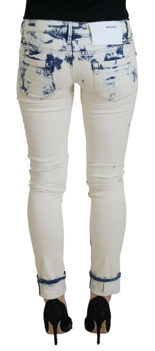 Verwaschene Skinny Jeans mit Used-Look - Image 3