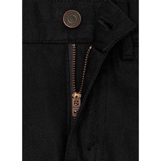 Celine Schwarze Baumwoll-Skinny-Jeans - Image 3