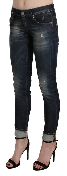 Acht Skinny Jeans mit distressed Details - Image 2