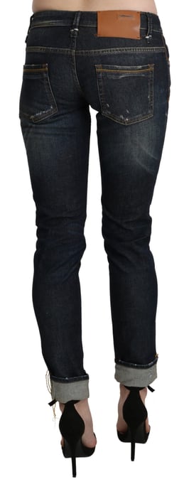 Acht Skinny Jeans mit distressed Details - Image 3