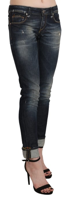 Acht Skinny Jeans mit distressed Details - Image 4