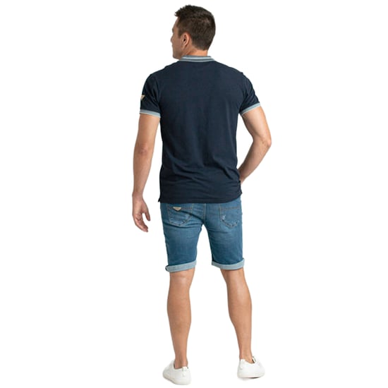 Herren Kurzarm-Polohemd mit Tasche und kontrastierenden Details PRI2632 - Image 5