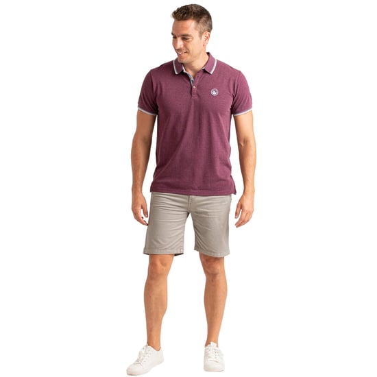 Herren Polohemd mit kurzem Arm, Baumwoll-Melange-Strick PRI2636 - Image 3