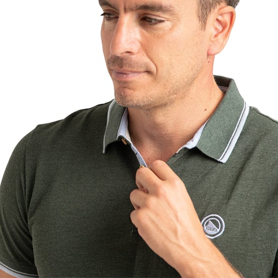 Herren Polo-Shirt mit kurzen Ärmeln, Baumwoll-Melange-Strick PRI2636 - Image 2