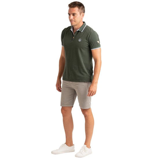 Herren Polo-Shirt mit kurzen Ärmeln, Baumwoll-Melange-Strick PRI2636 - Image 6
