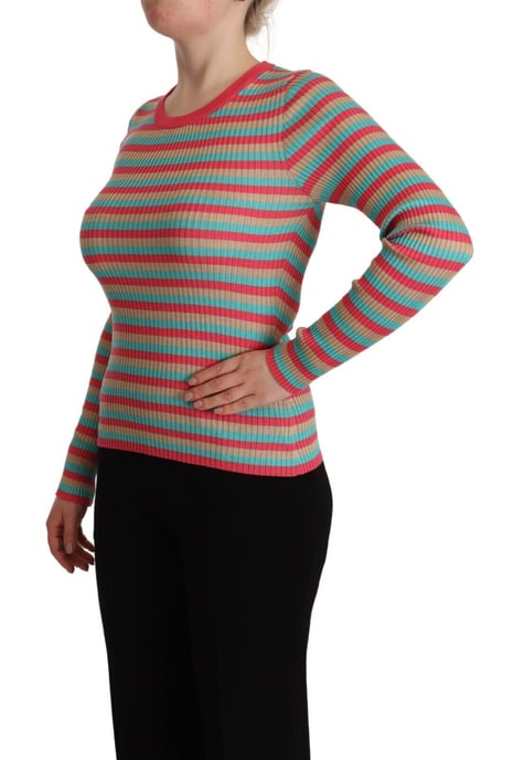 Dolce Gabbana Tsh7618 Geripptes Strickoberteil - Image 2