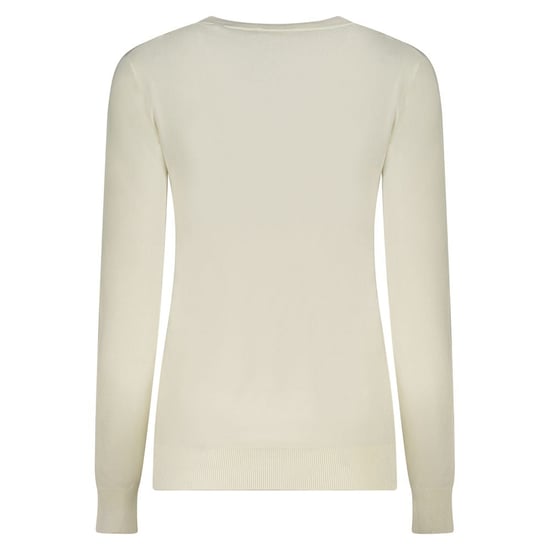Guess Jeans Bianco Viskose Damen Langarm-T-Shirt - Image 2