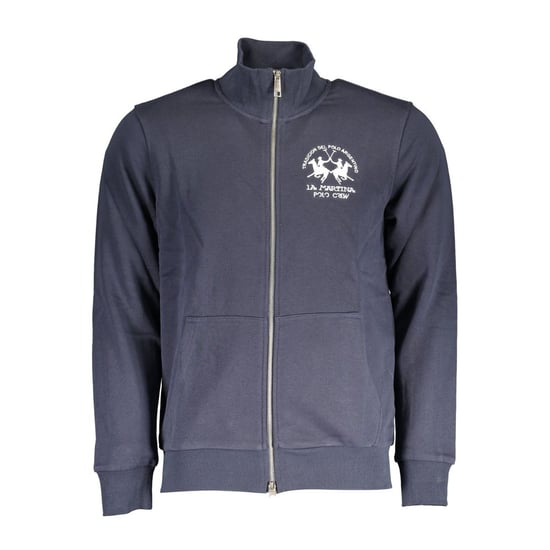 La Martina Men's Blue Cotton Sweater - Image 1