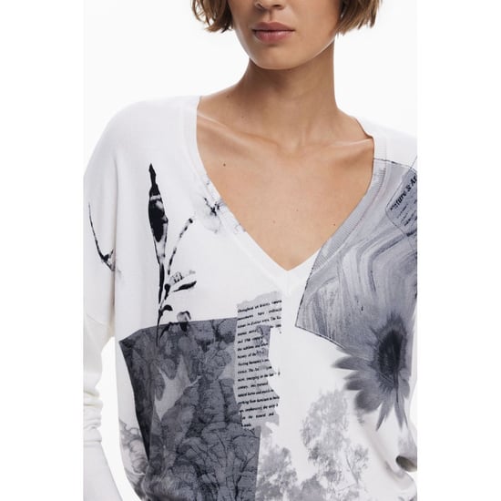 Desigual Weiße Viskose Damen-Jersey - Image 3