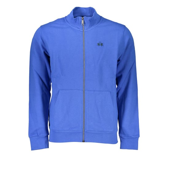 La Martina Blauer Baumwoll-Herrenpullover - Image 1