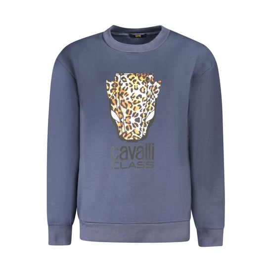 Cavalli Class Blu Polyester Damen Sweatshirt - Image 1