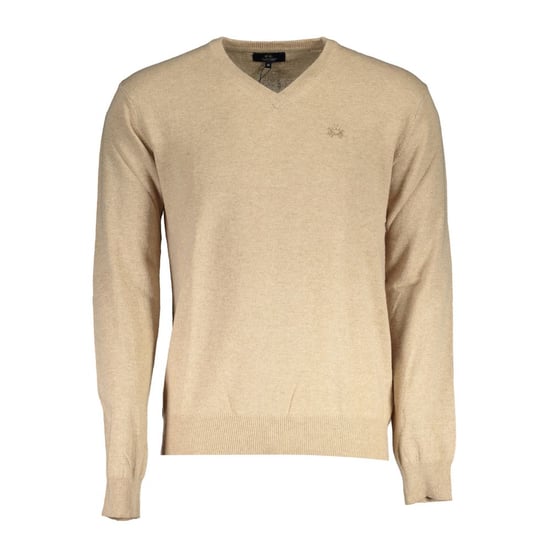 La Martina Beiger Lyocell Herrenpullover - Image 1