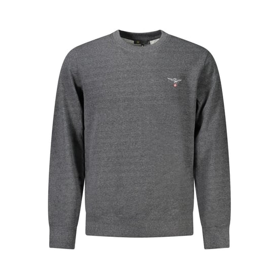 Akademie Militär Grau Recycelte Baumwolle Herren Sweatshirt - Image 1