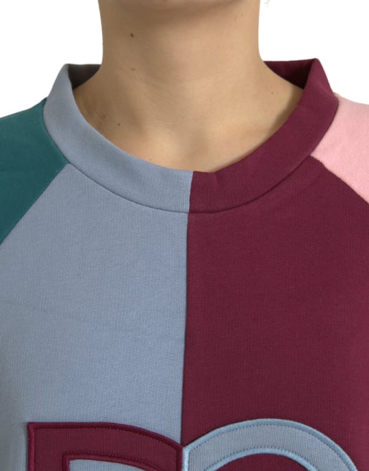 Farbblock Sweatshirt Dg Logo - Image 4