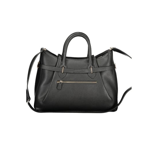 Guess Jeans Schwarze Polyurethan Damen-Handtasche - Image 2
