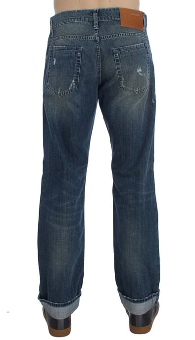 Abgenutzte Straight Leg Jeans - Image 4