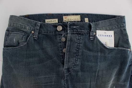 Abgenutzte Straight Leg Jeans - Image 5