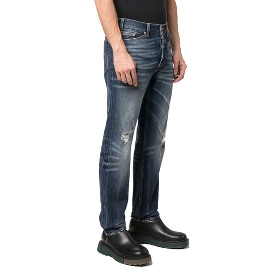 Palm Angels Blaue Baumwoll-Stiftjeans - Image 2