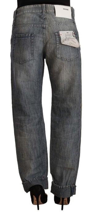 Boyfriend-Jeans mit entspanntem Schnitt und umgeschlagenem Saum - Image 3