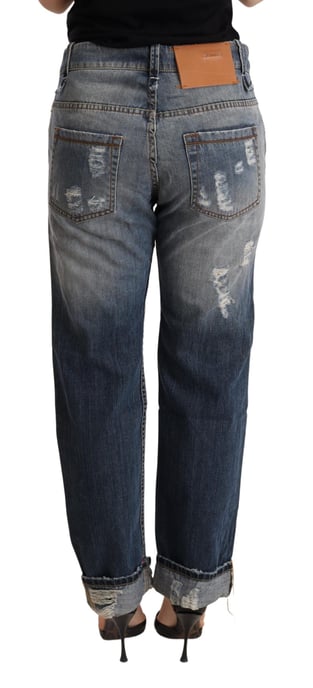 Boyfriend Jeans mit Abnutzungen und Rissen - Image 3