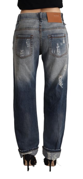 Zerrissene Boyfriend-Jeans mit Used-Look - Image 2