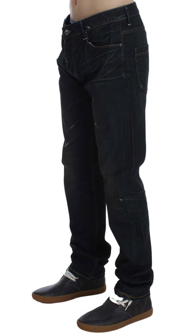 Gerade geschnittene Dunkelblau Jeans - Image 3