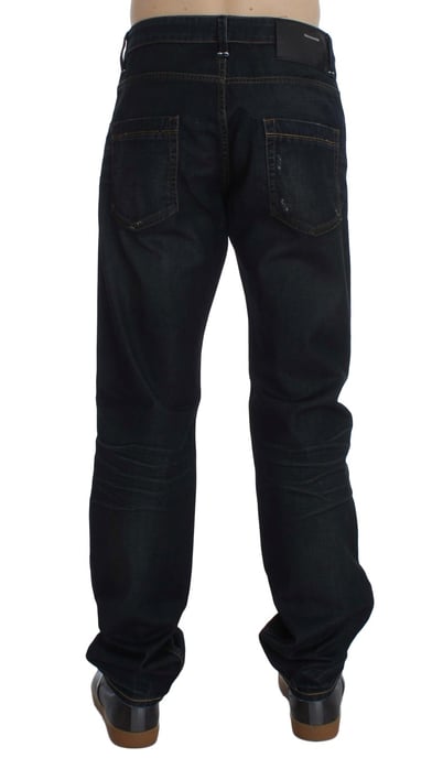 Gerade geschnittene Dunkelblau Jeans - Image 4