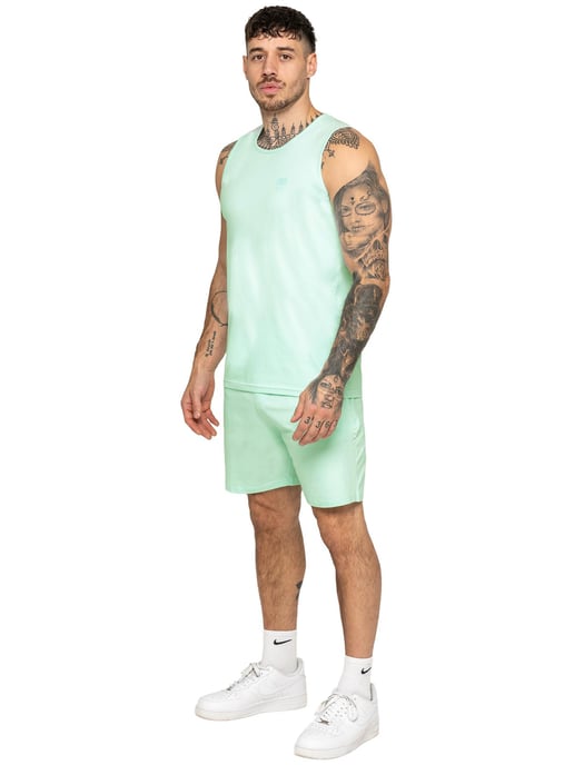 Enzo | Herren Gym-Trainingsanzug mit Weste und Shorts - Image 2