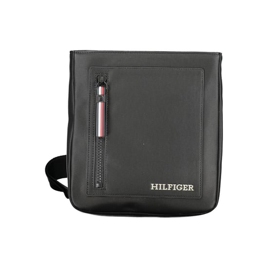 Tommy Hilfiger Schwarze Polyurethan Herren Umhängetasche - Image 1