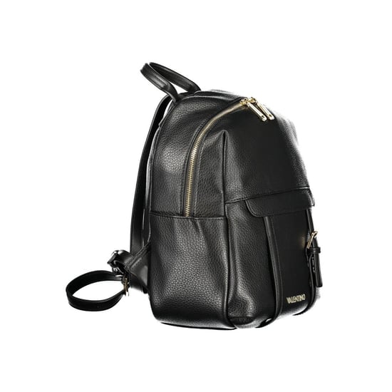 Mario Valentino Schwarzer Polyurethan Damen Rucksack - Image 3