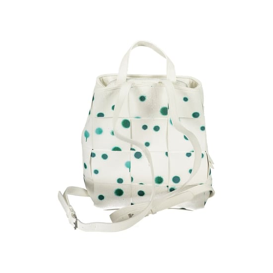 Desigual Weiße Polyurethan Damenrucksack - Image 2