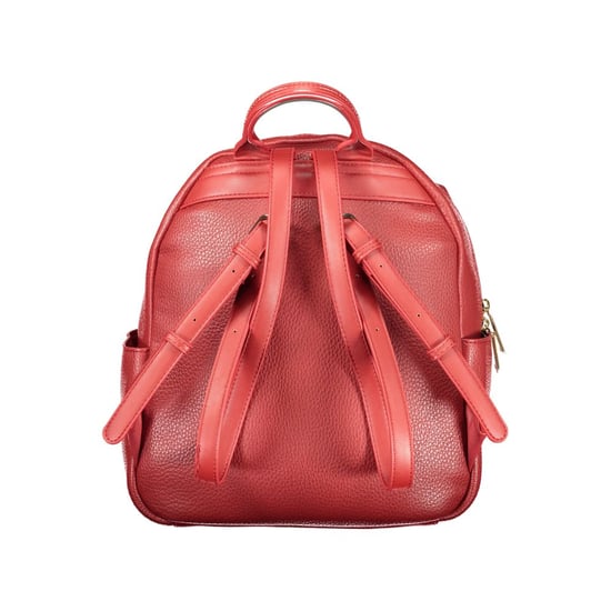 Mario Valentino Rosso Polyurethan Damen Rucksack - Image 2