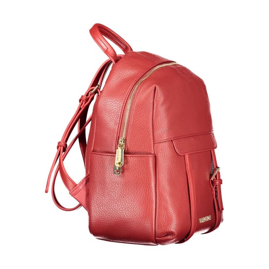 Mario Valentino Rosso Polyurethan Damen Rucksack - Image 3