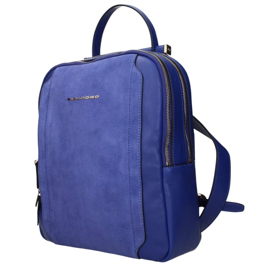 Piquadro Blauer Leder-Rucksack - Image 2