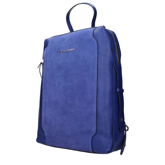 Piquadro Blauer Leder-Rucksack - Image 2