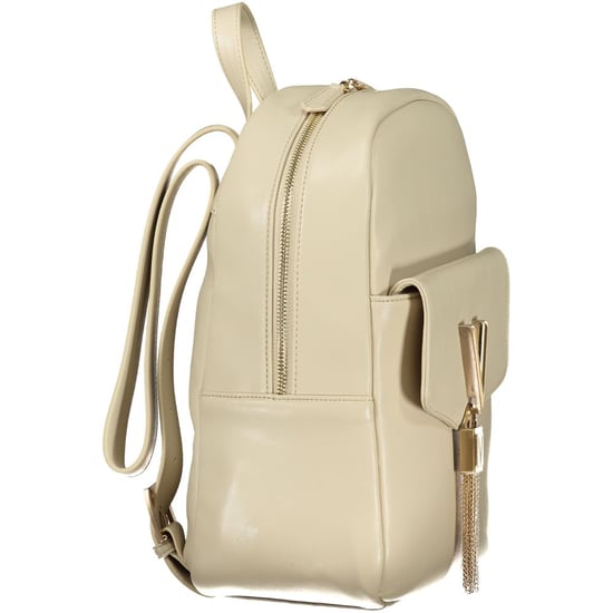 Mario Valentino Beiger Polyurethan Damen Rucksack - Image 3