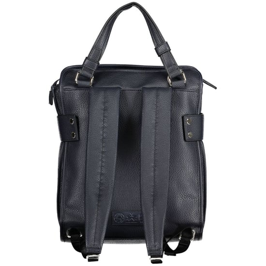 La Martina Blaue Polyurethan Damen Rucksack - Image 2
