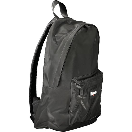 Blauer Schwarzer Polyester Herren Rucksack - Image 3