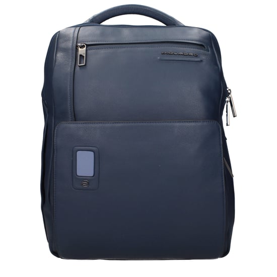Piquadro Blauer Leder Rucksack - Image 1
