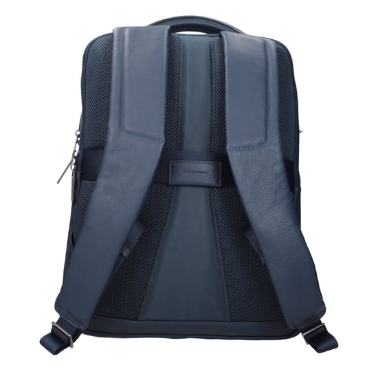 Piquadro Blauer Leder Rucksack - Image 3