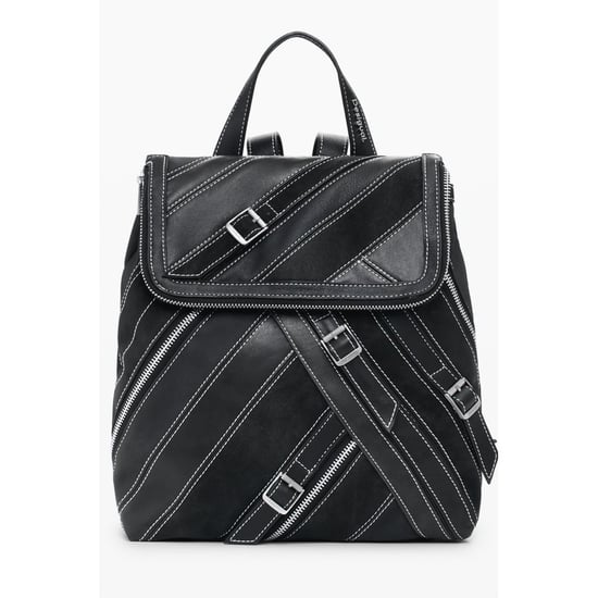 Desigual Schwarzer Polyurethan Damenrucksack - Image 1